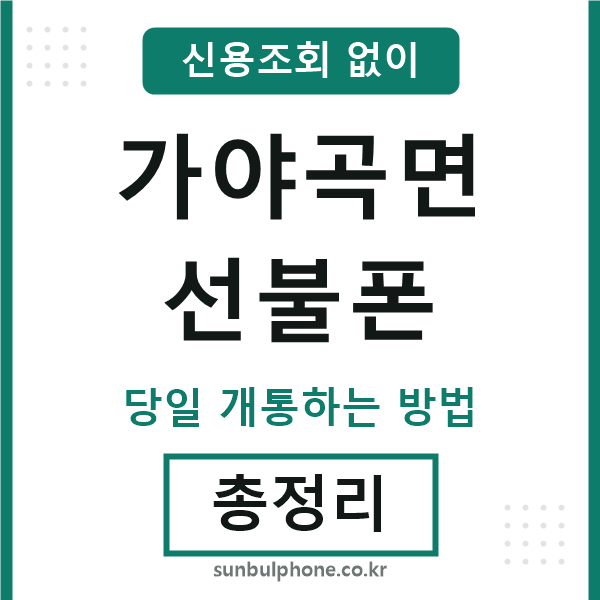 가야곡면선불폰