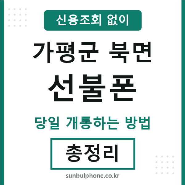 가평군북면선불폰