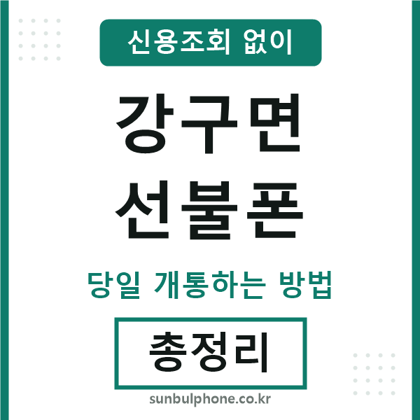 강구면선불폰