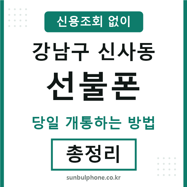 강남구신사동선불폰