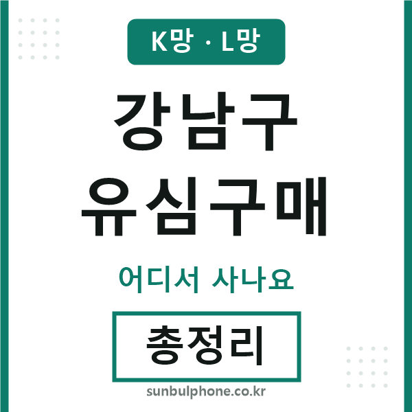 강남 유심구매