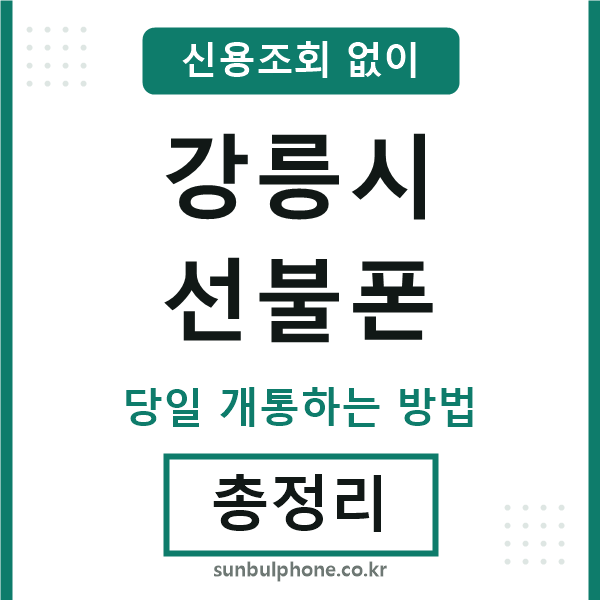 강릉시선불폰