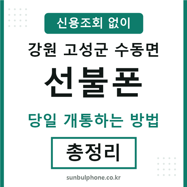 강원고성군수동면선불폰