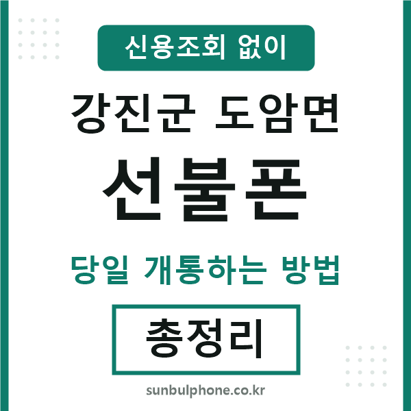 강진군도암면선불폰