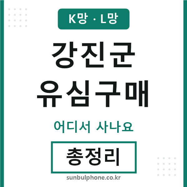 강진군 유심구매