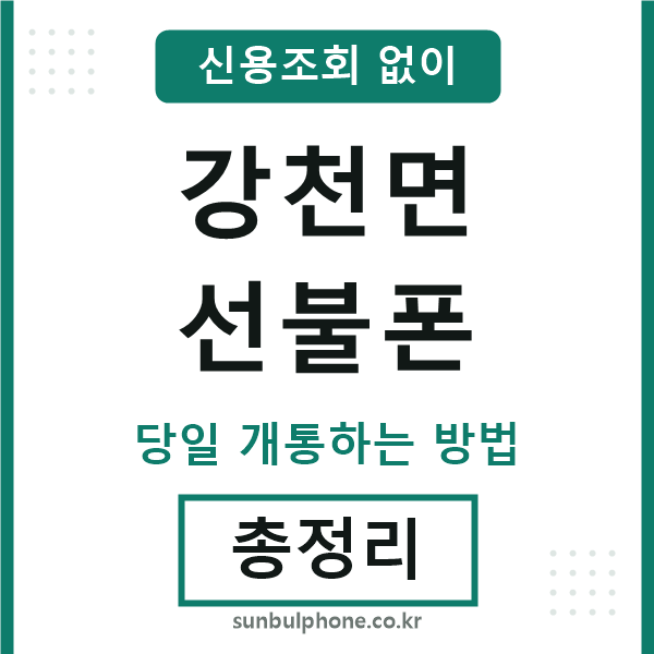 강천면선불폰