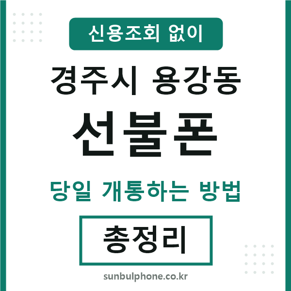 경주시용강동선불폰