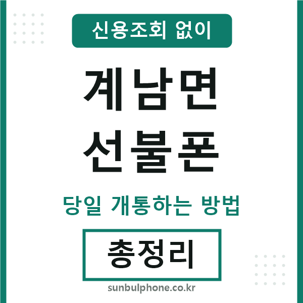 계남면선불폰