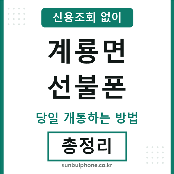 계룡면선불폰