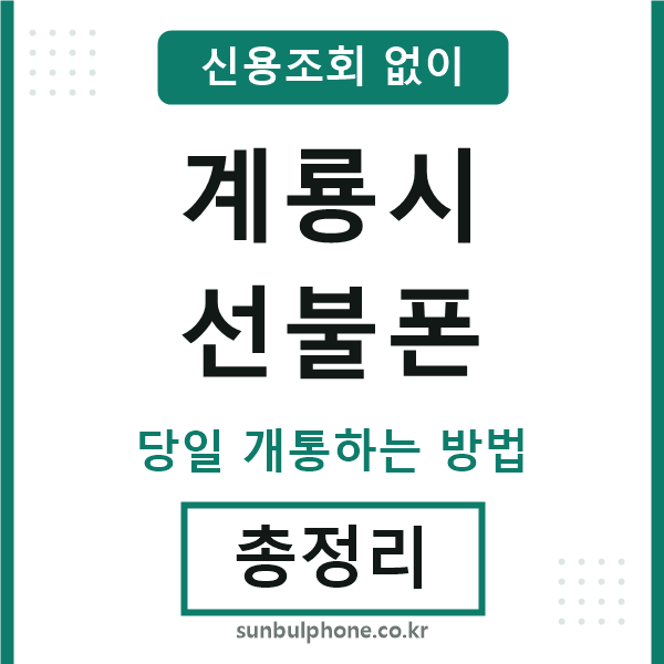 계룡시선불폰
