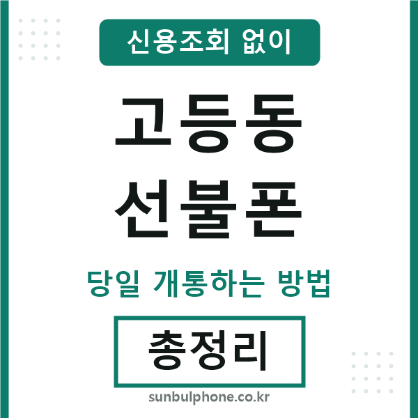 고등동선불폰