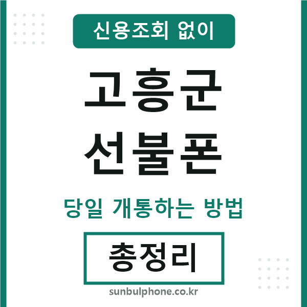 고흥군선불폰