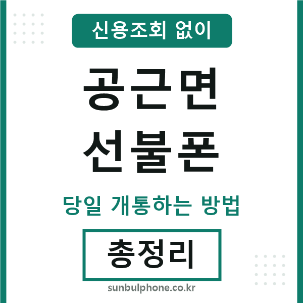 공근면선불폰