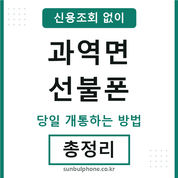 과역면선불폰