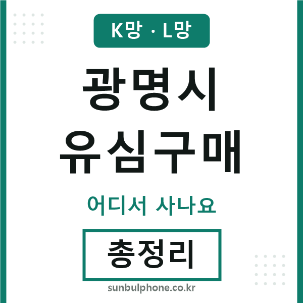 광명시 유심구매