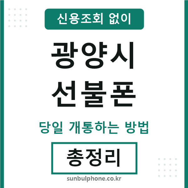 광양시선불폰