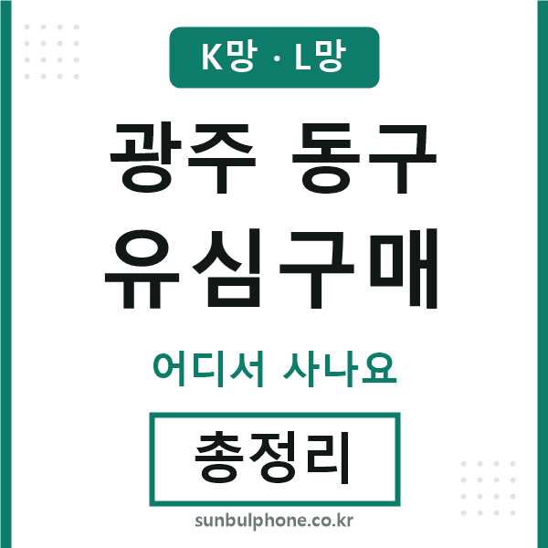 광주동구 유심구매