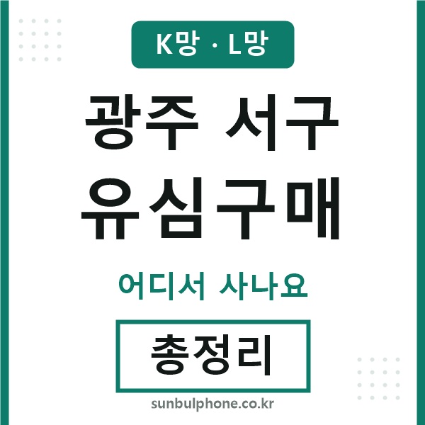 광주서구 유심구매