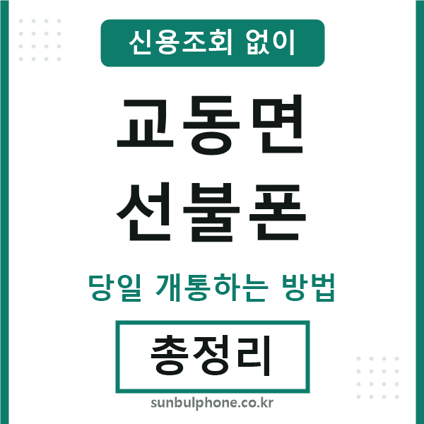 교동면선불폰