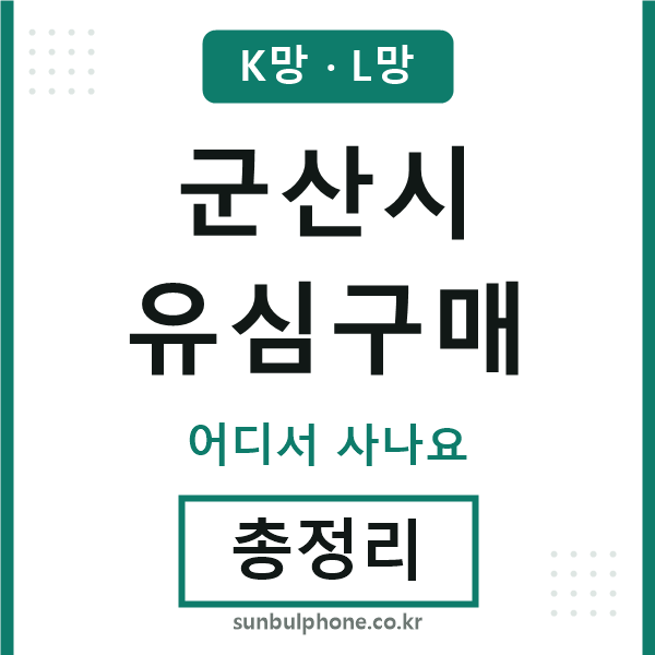 군산 유심구매