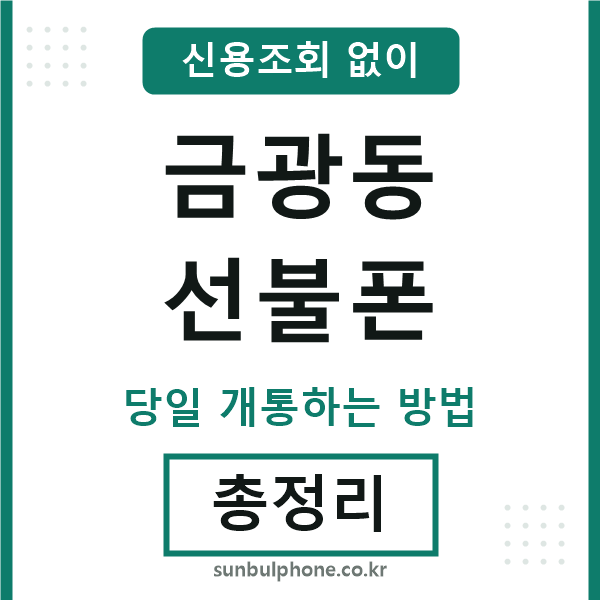 금광동선불폰