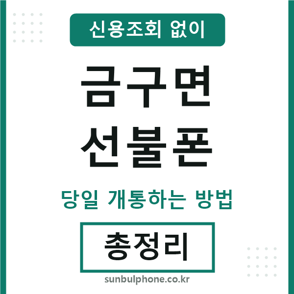 금구면선불폰