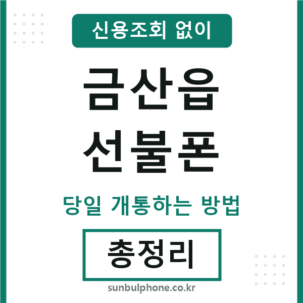 금산읍선불폰