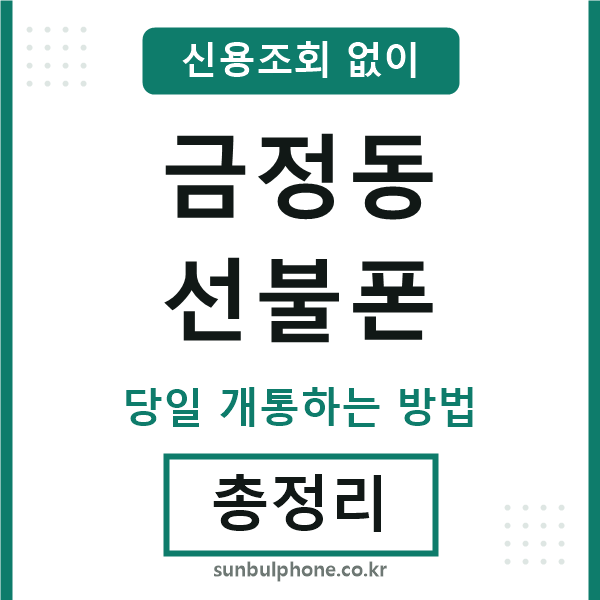 금정동선불폰