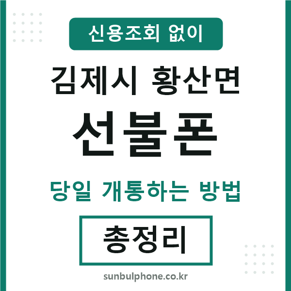 김제시황산면선불폰