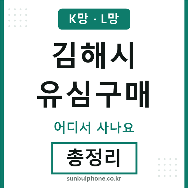 김해 유심구매