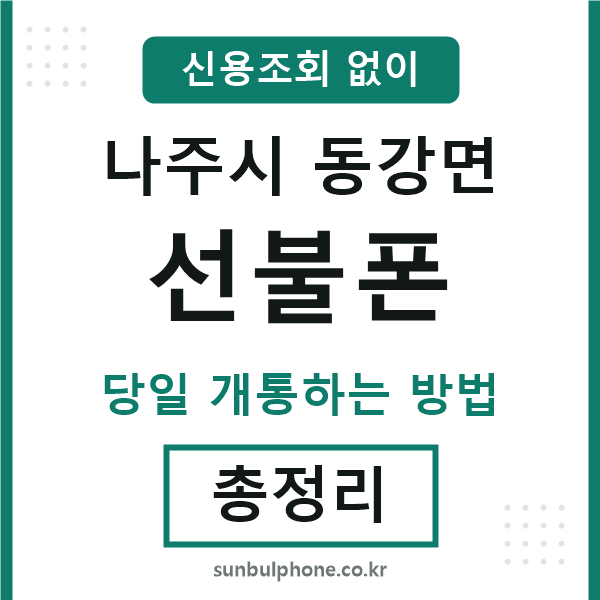 나주시동강면선불폰