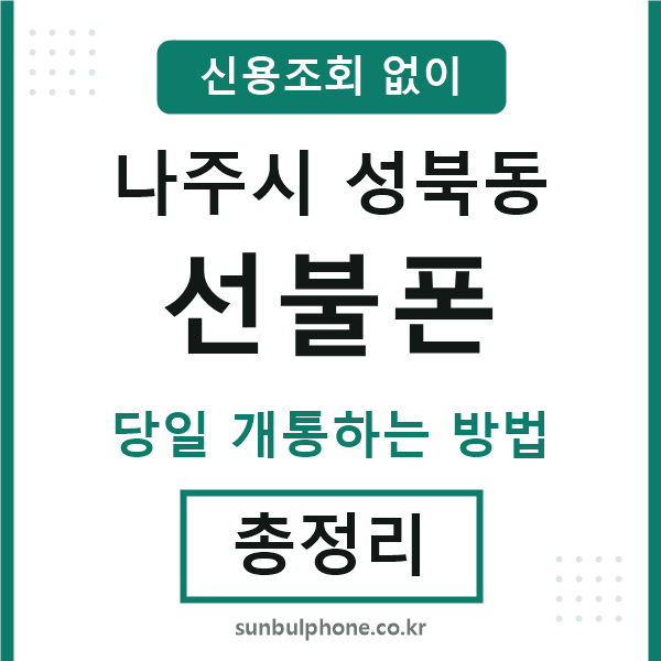 나주시성북동선불폰