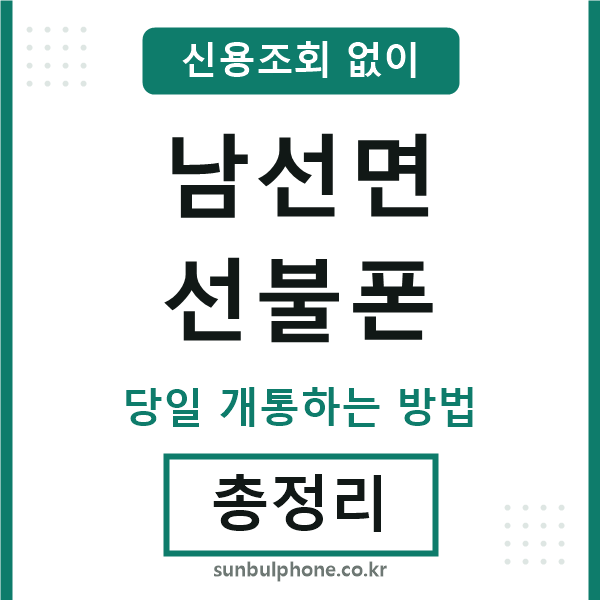 남선면선불폰