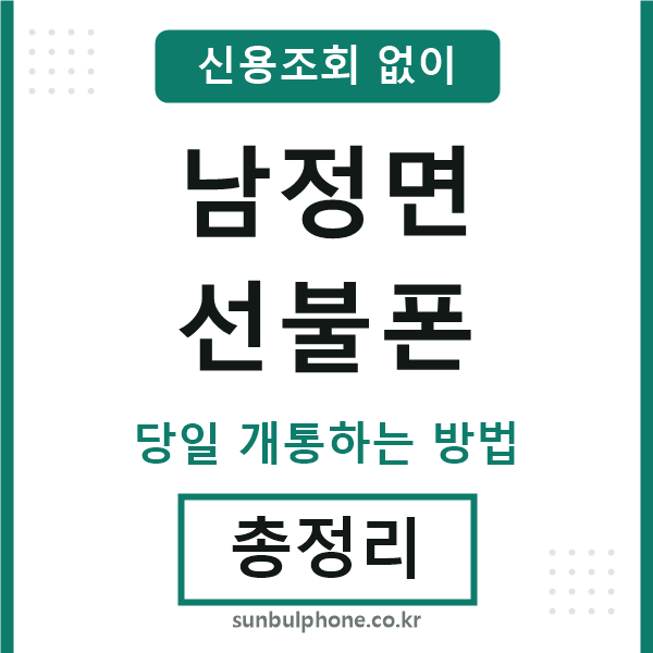 남정면선불폰