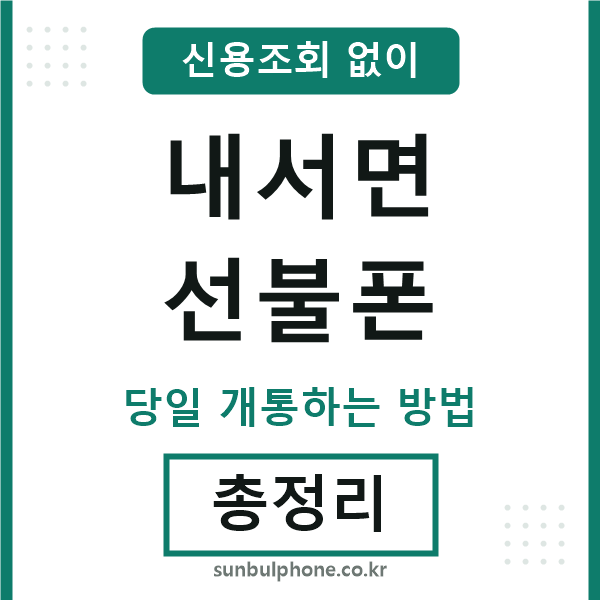 내서면선불폰