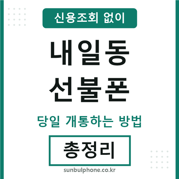 내일동선불폰