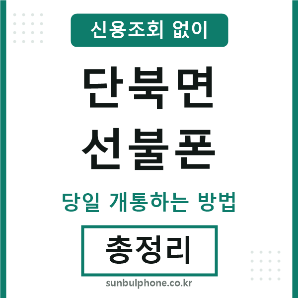 단북면선불폰
