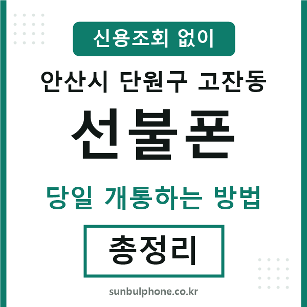 단원구고잔동선불폰
