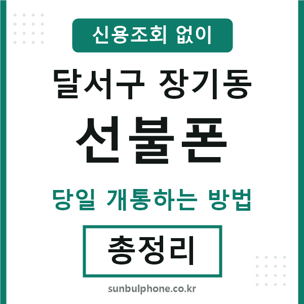 달서구장기동선불폰