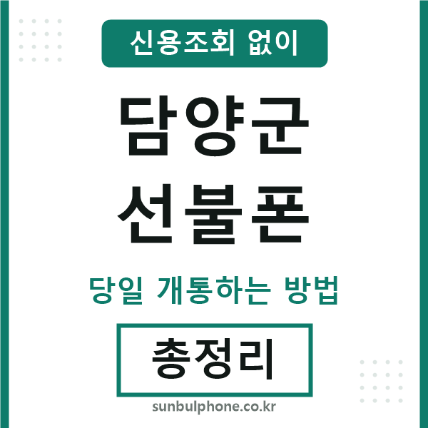 담양군선불폰