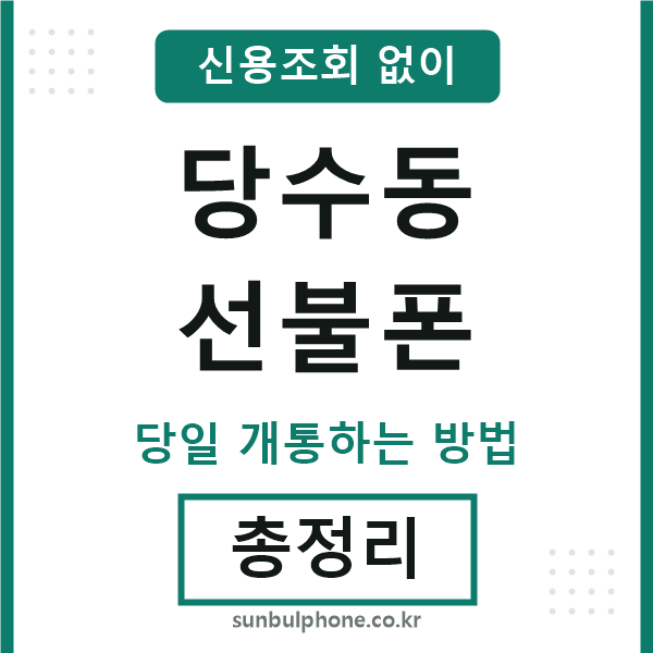 당수동선불폰