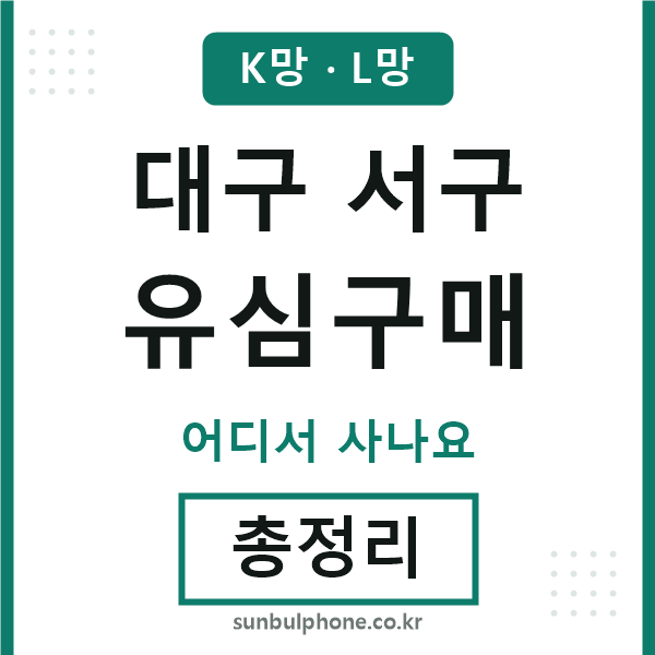 대구서구 유심구매