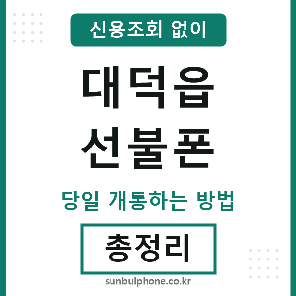 대덕읍선불폰