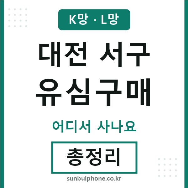 대전서구 유심구매