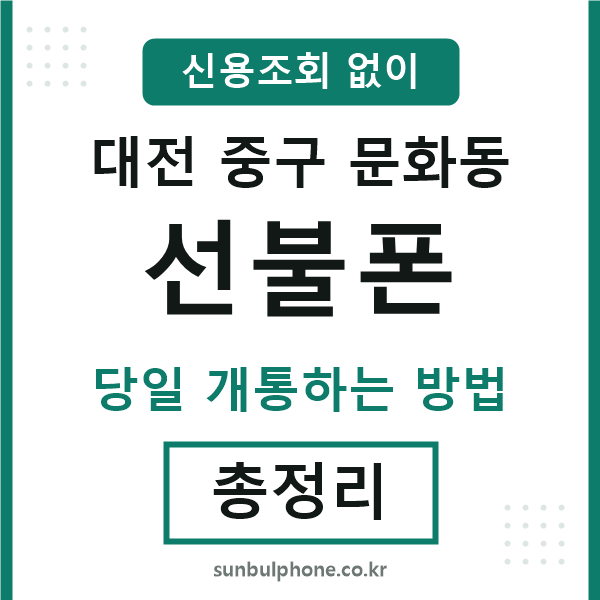 대전중구문화동선불폰