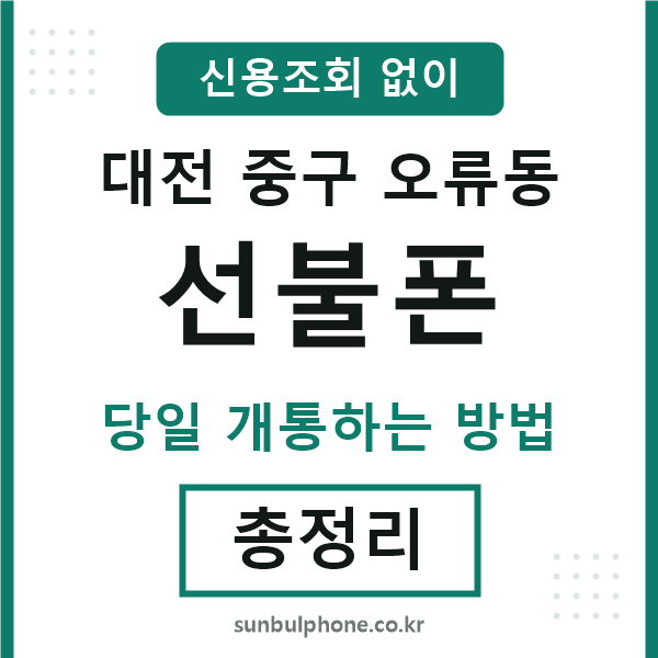 대전중구오류동선불폰