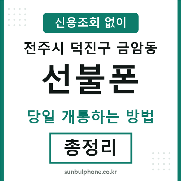 덕진구금암동선불폰
