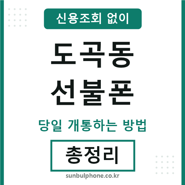 도곡동선불폰
