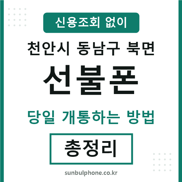 동남구북면선불폰