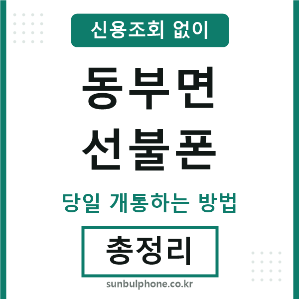 동부면선불폰